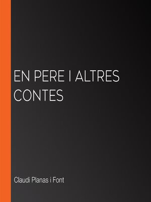 cover image of En Pere i altres contes